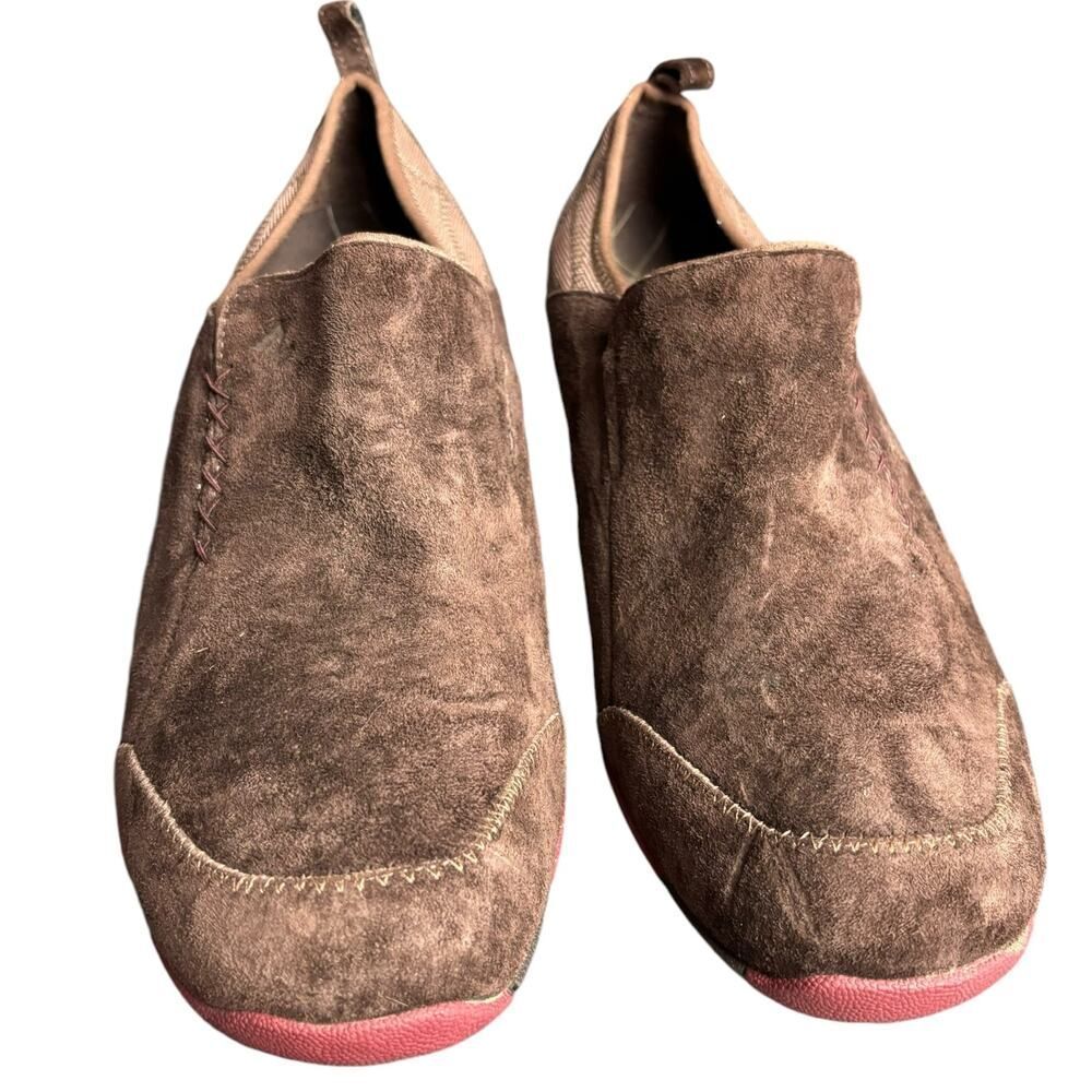 Merrell Bisect Coffee Bean Slip On Suede Comfort Shoes Brown Women's Size 8.5